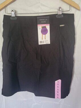 NWT Rafaella Women’s Black Comfort Stretch Skort Pull-On Athletic Skirt Size S